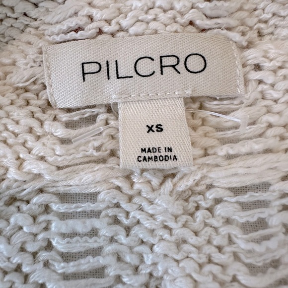 Anthropologie Pilcro Cable-Knit Preppy Striped Sweater - Picture 9 of 14
